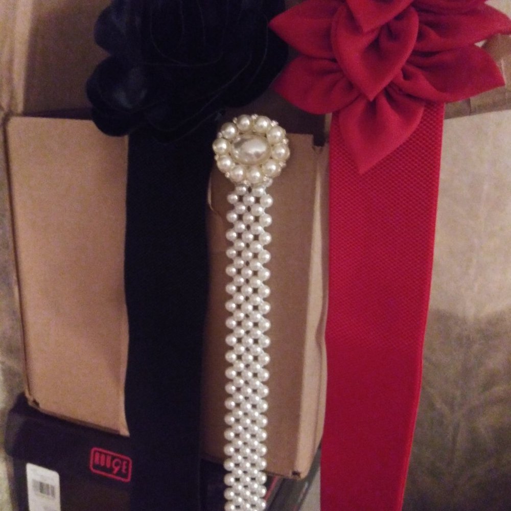 Fancy stretch belts